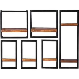 mutoni Wandregal Havanna natur 105x25x75 (6-tlg)  