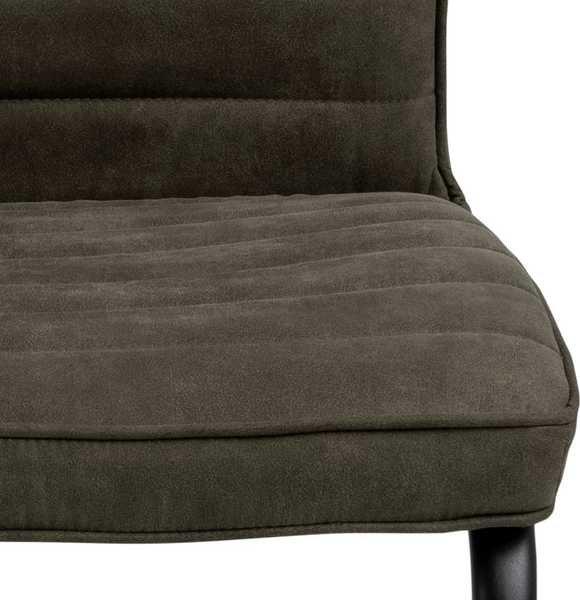 mutoni Chaise de salle à manger Ardee vert olive (1 pièce)  