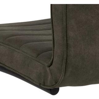 mutoni Chaise de salle à manger Ardee vert olive (1 pièce)  