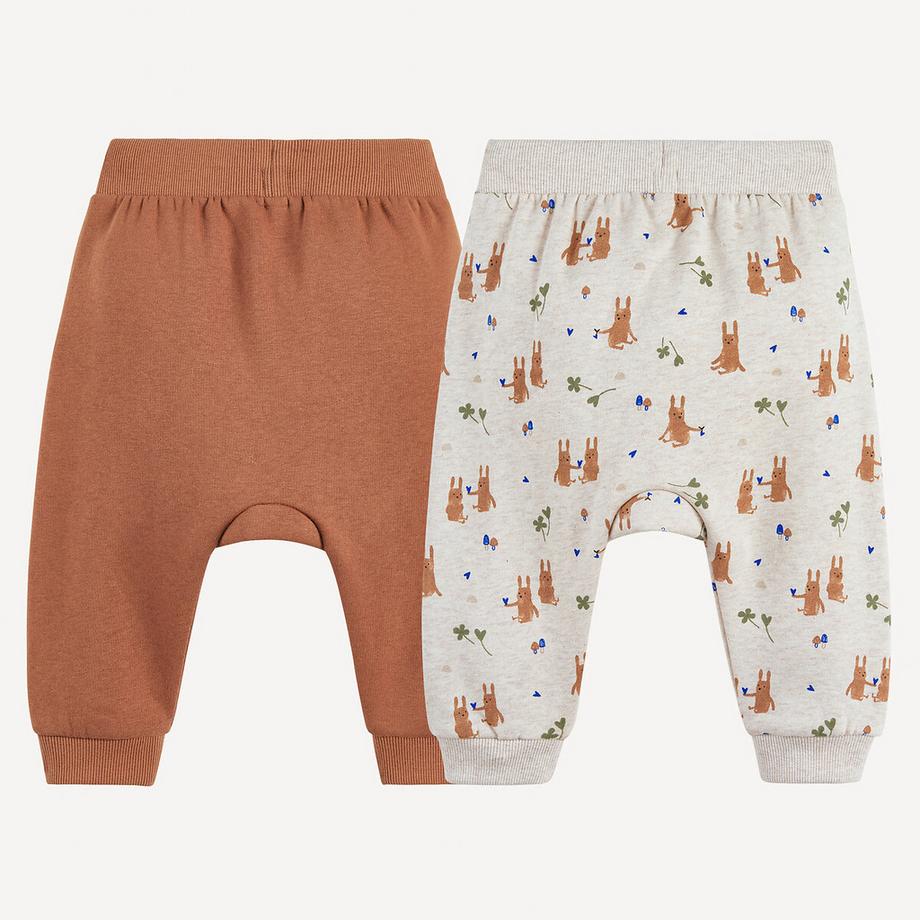 La Redoute Collections  2er-Pack Pluderhosen aus Sweatware 