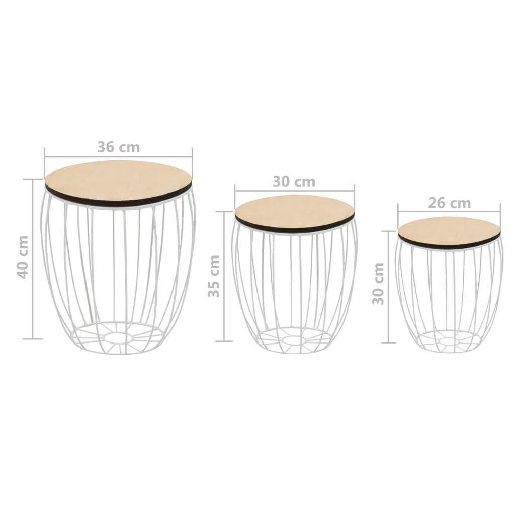 VidaXL tavolino da caffè Metallo  