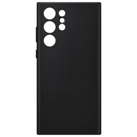 SAMSUNG  Leather Cover Galaxy S22 Ultra Schwarz 