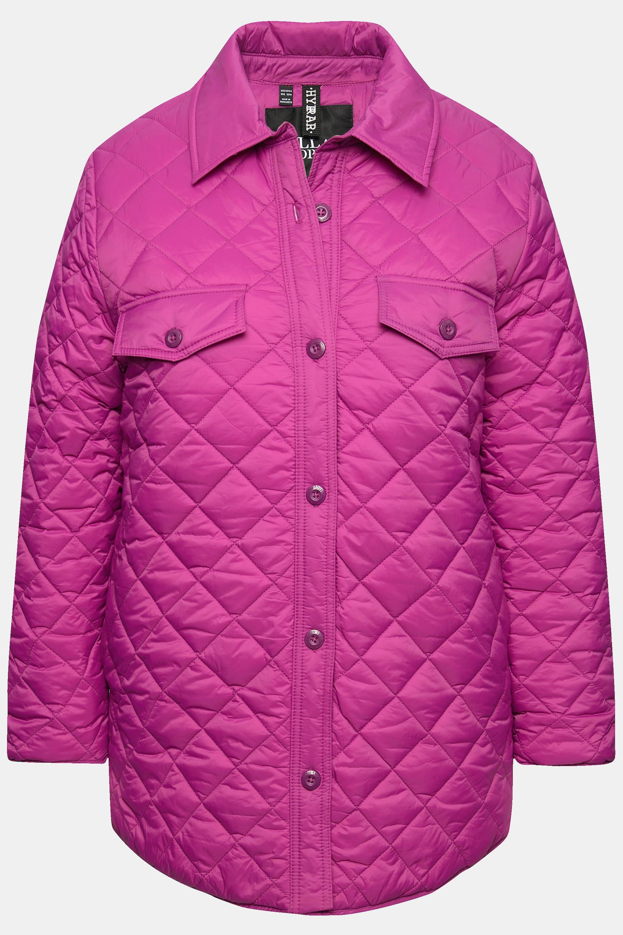 Ulla Popken Giacca Camicia Trapuntata  