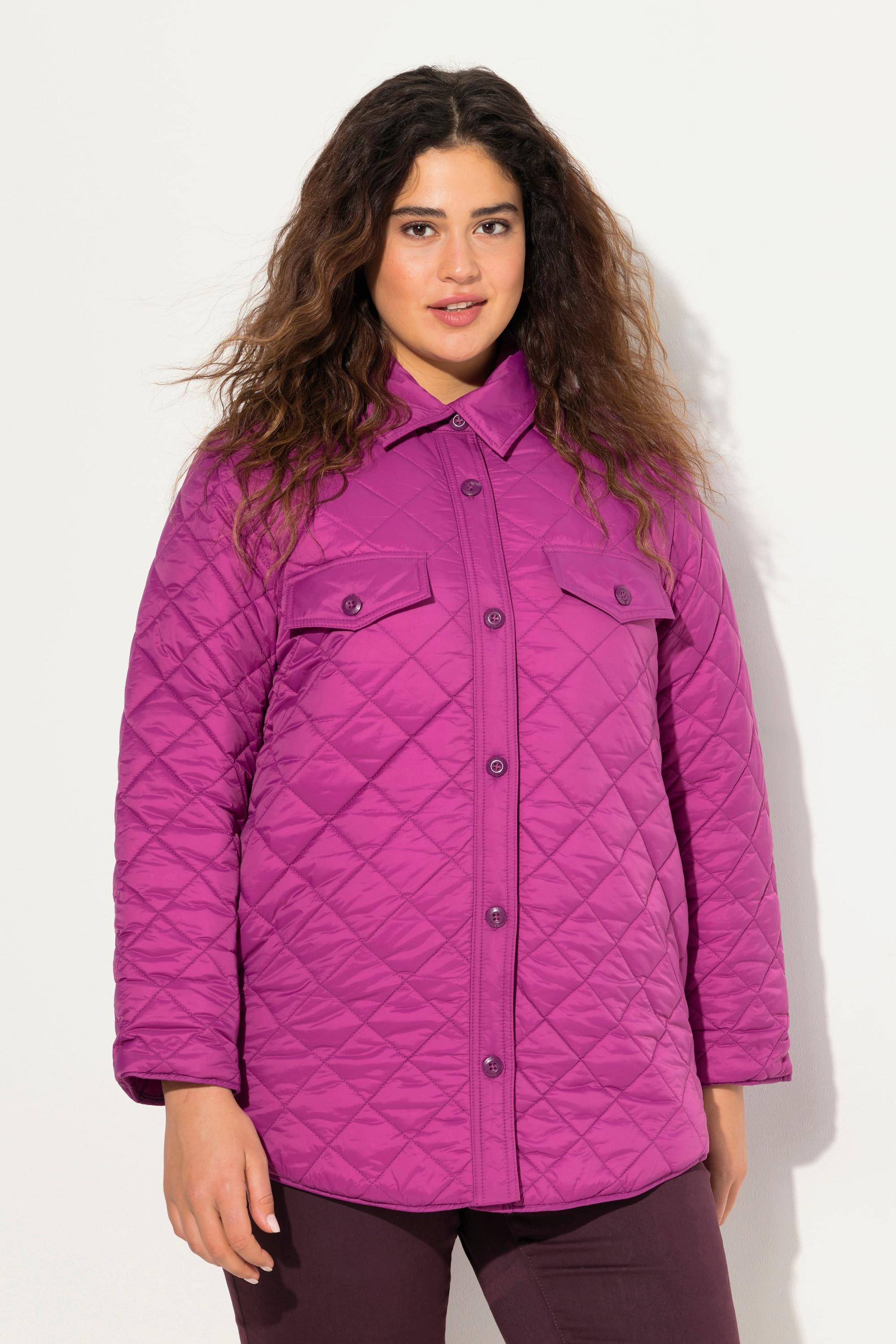 Ulla Popken Giacca Camicia Trapuntata  