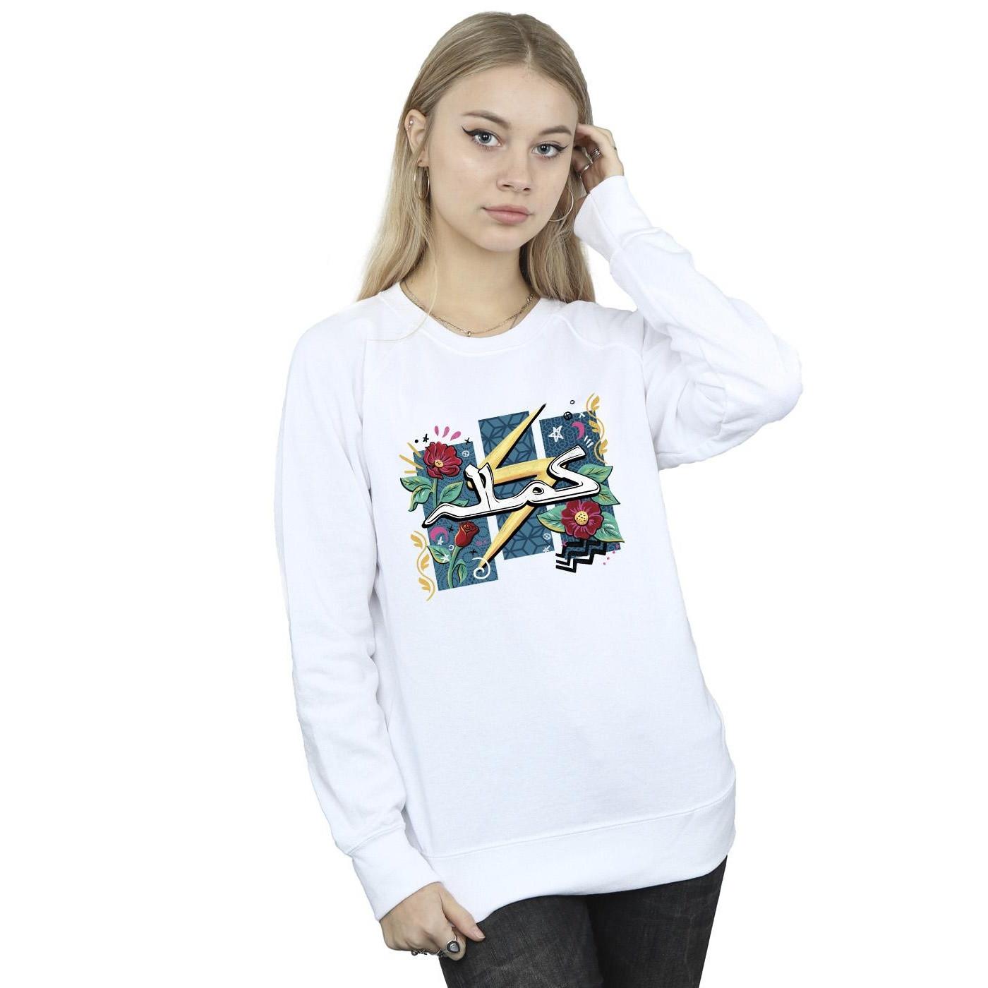 MARVEL  Ms Flower Lightning Sweatshirt 