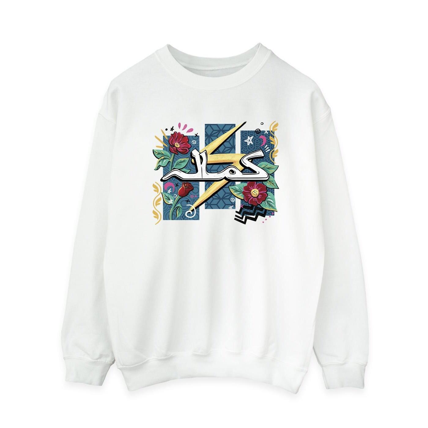 MARVEL  Ms Flower Lightning Sweatshirt 