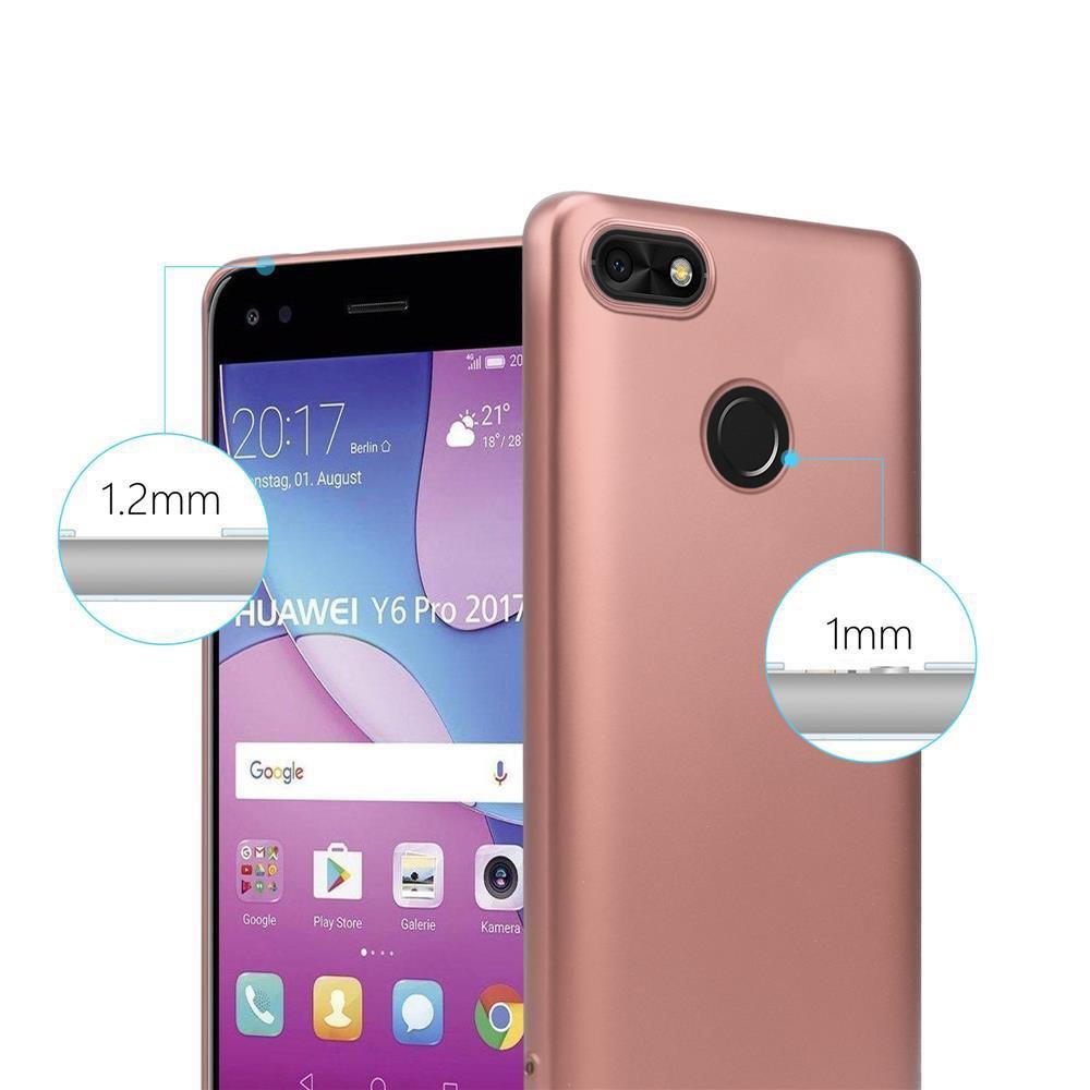 Cadorabo  Housse compatible avec Huawei Y6 PRO 2017 - Coque de protection en silicone TPU flexible 