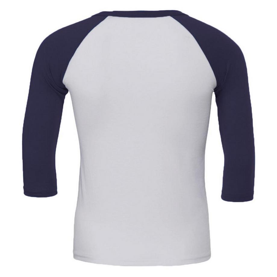 Bella + Canvas T-Shirt Baseball Canvas Manches 3/4  
