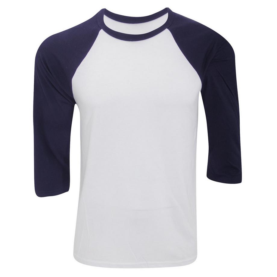 Canvas T-ShirtDe Baseball À Manches 3/4