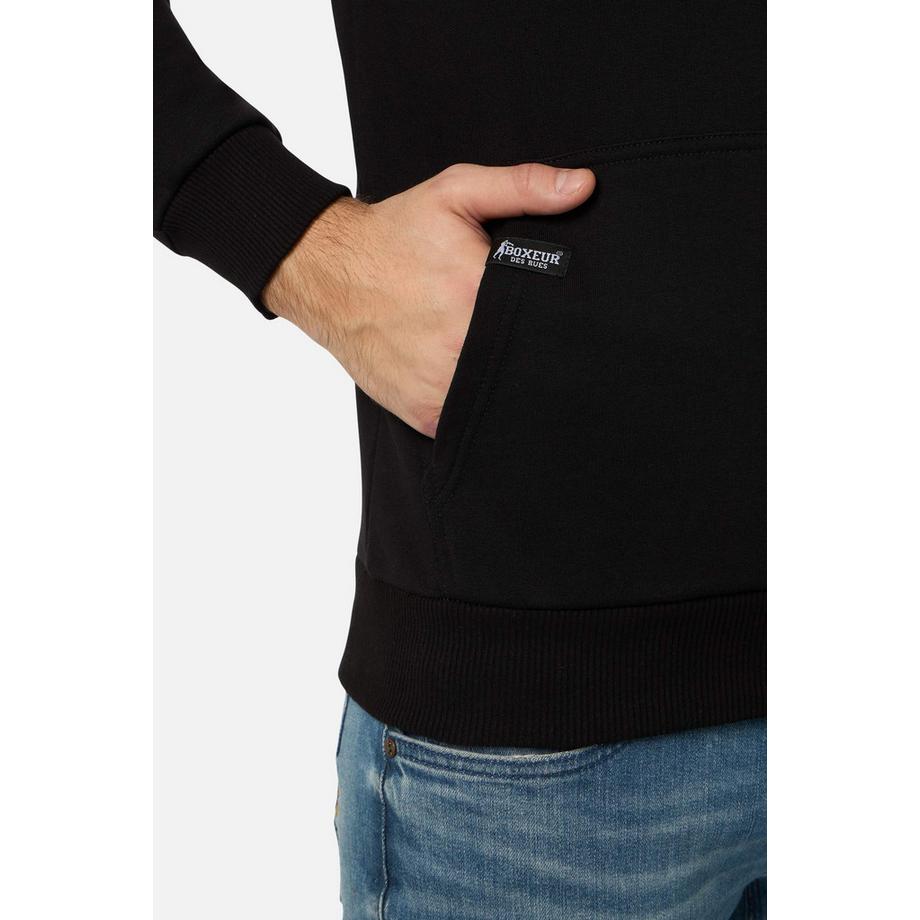 BOXEUR DES RUES Sweat à capuche avec logo doré  