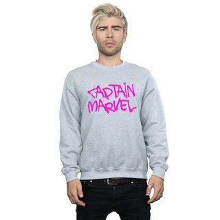 MARVEL  Captain Spray Text Sweatshirt 