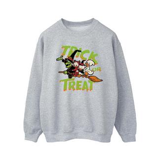 DuckTales Trick Or Treat Grafik Print Sweatshirt  