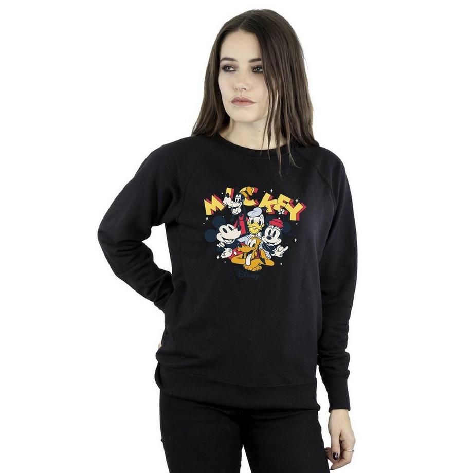 Disney Mickey Mouse Rundhals-Sweatshirt  