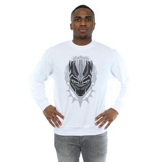 MARVEL Black Panther Mask Graphic Print Felpa  