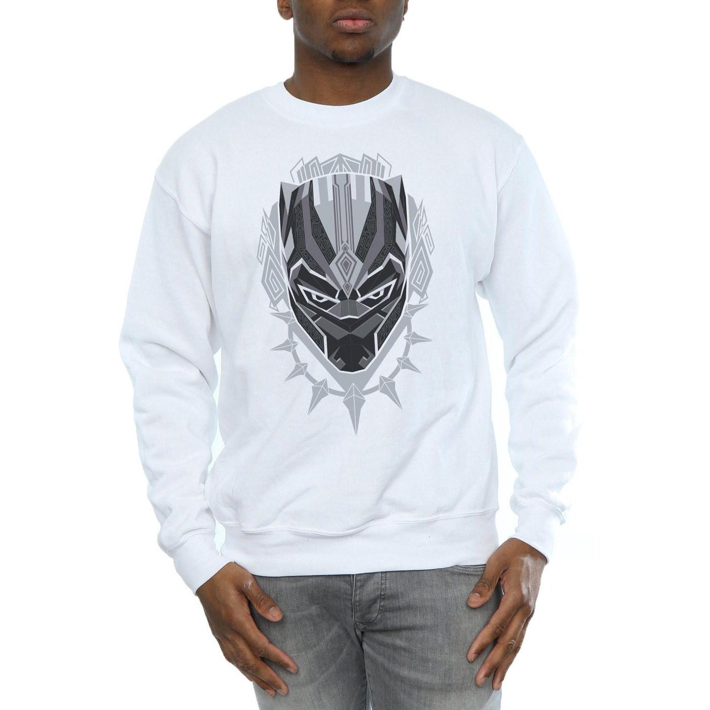 MARVEL Black Panther Mask Graphic Print Sweatshirt  