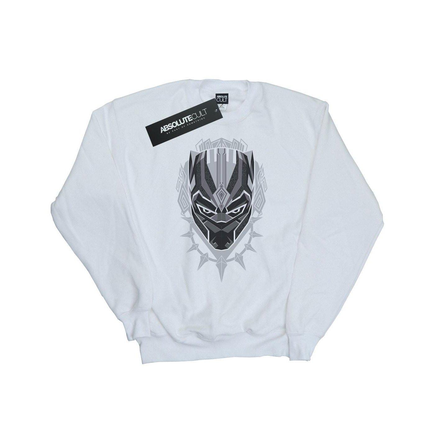 MARVEL  Black Panther Head Sweatshirt 