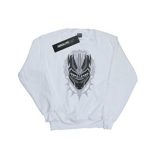 MARVEL Black Panther Mask Graphic Print Sweatshirt  
