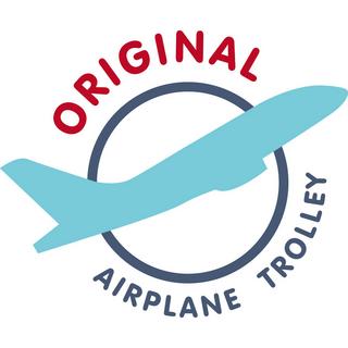 diaqua Flugzeug Trolley Swissair weiss mit Swissair-Logo  