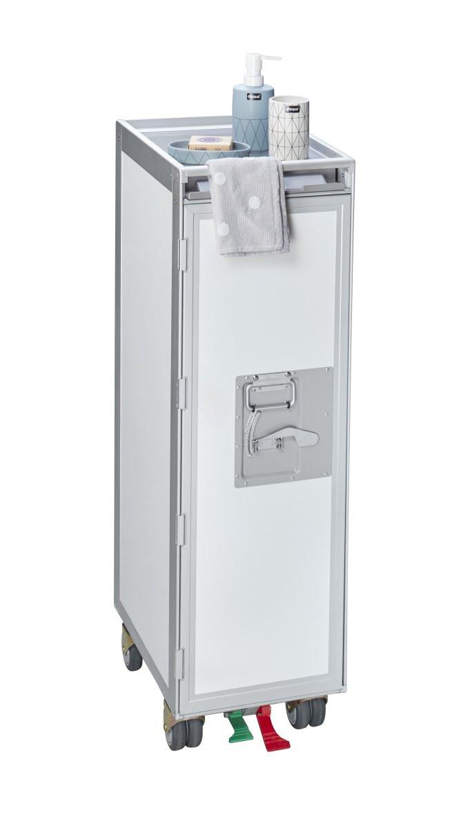 diaqua Flugzeug Trolley Swissair weiss mit Swissair-Logo  