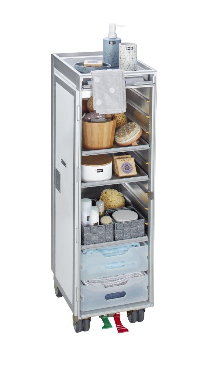 diaqua Flugzeug Trolley Swissair weiss mit Swissair-Logo  