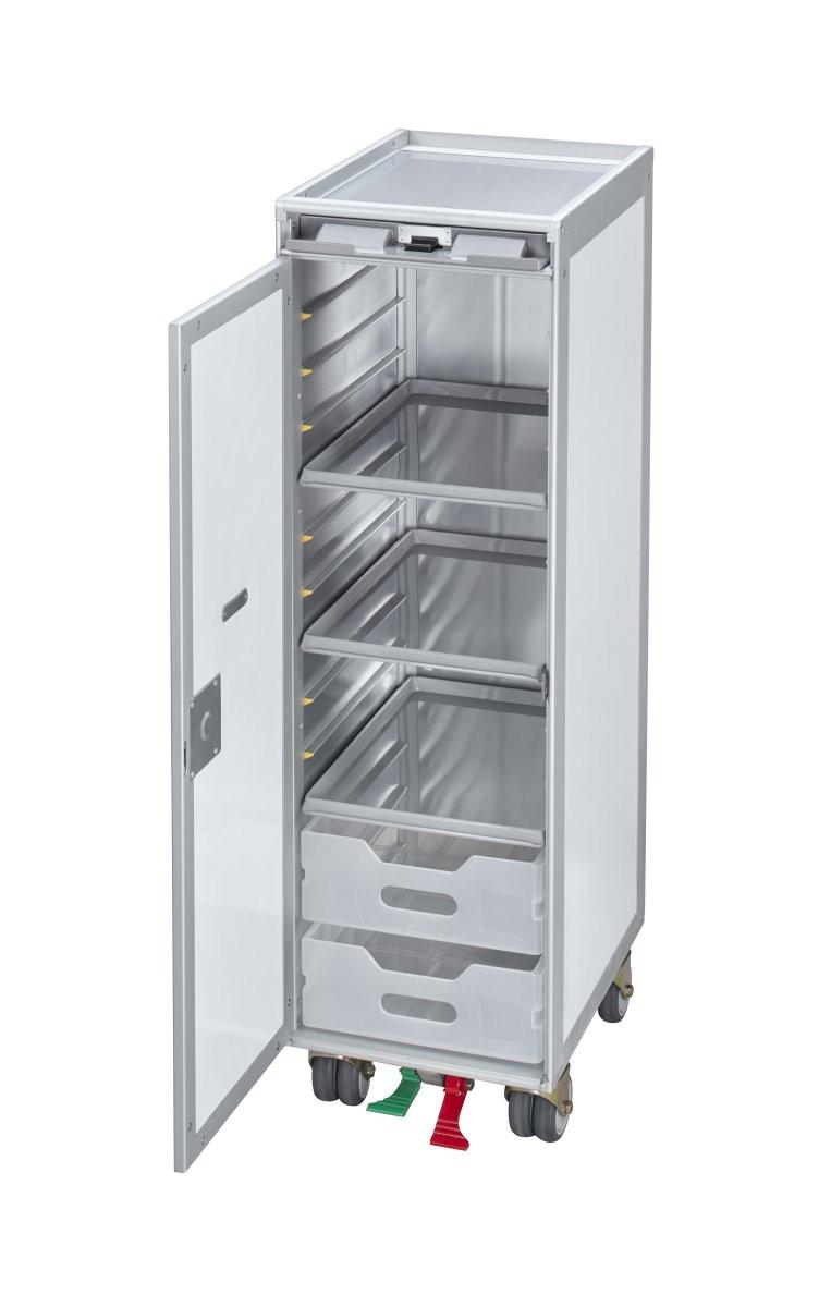 diaqua Flugzeug Trolley Swissair weiss mit Swissair-Logo  