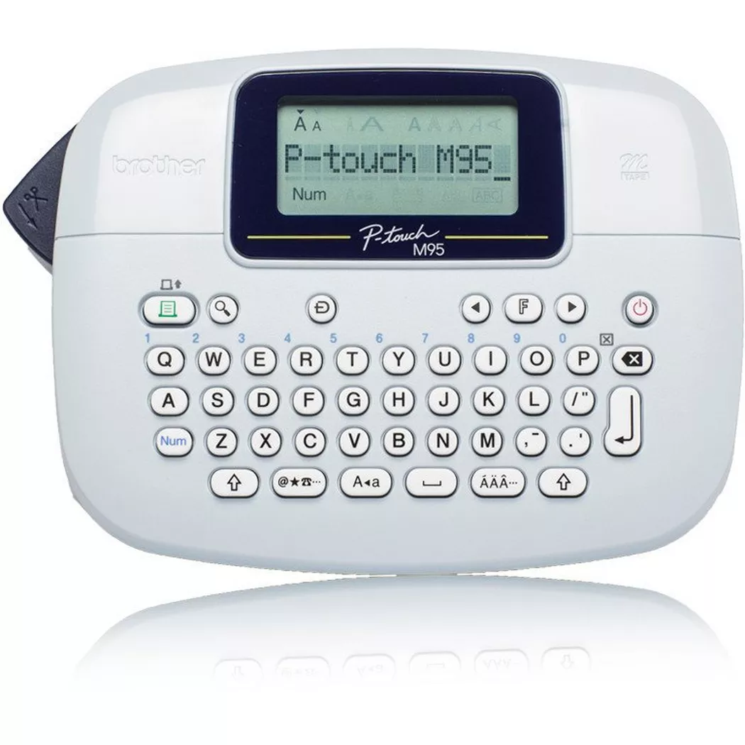Brother – PTOUCH Beschriftungsgerät PT-M95 inkl. Farbband, Weiss
