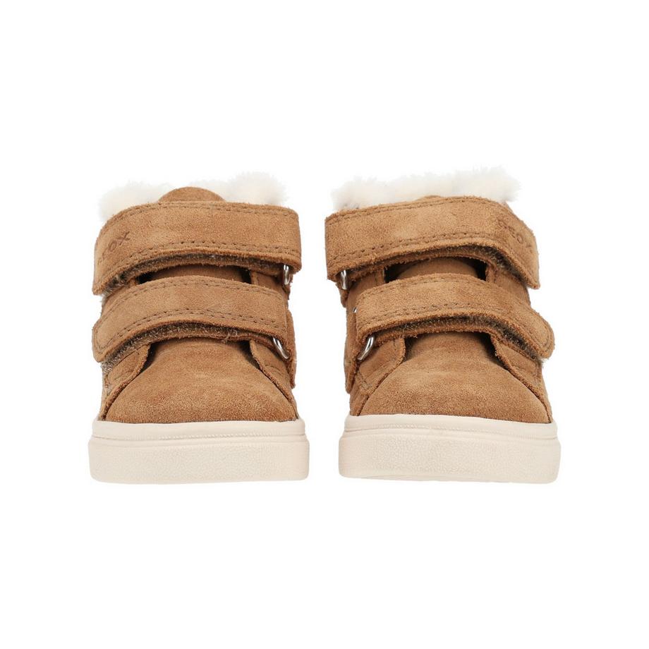 GEOX Bottines en cuir velours avec semelle intérieure amovible  