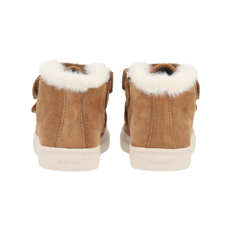 GEOX Bottines en cuir velours avec semelle intérieure amovible  