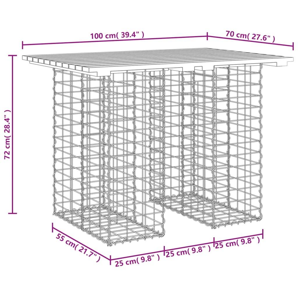 VidaXL Banc de jardin bois  