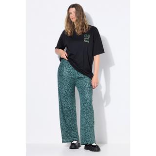 Studio Untold Pantalon Mesh Large Taille Haute Zèbre  