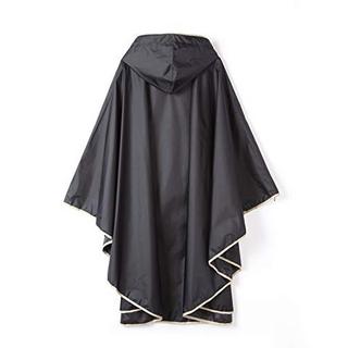 Alopini  Poncho de pluie imperméable élégant avec capuche zippée 