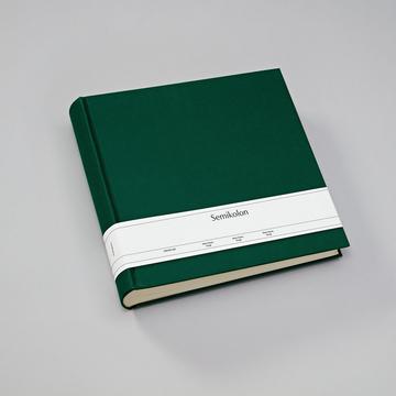 Semikolon Classic XLarge album photo et protège-page Vert 65 feuilles Reliure à l'anglaise