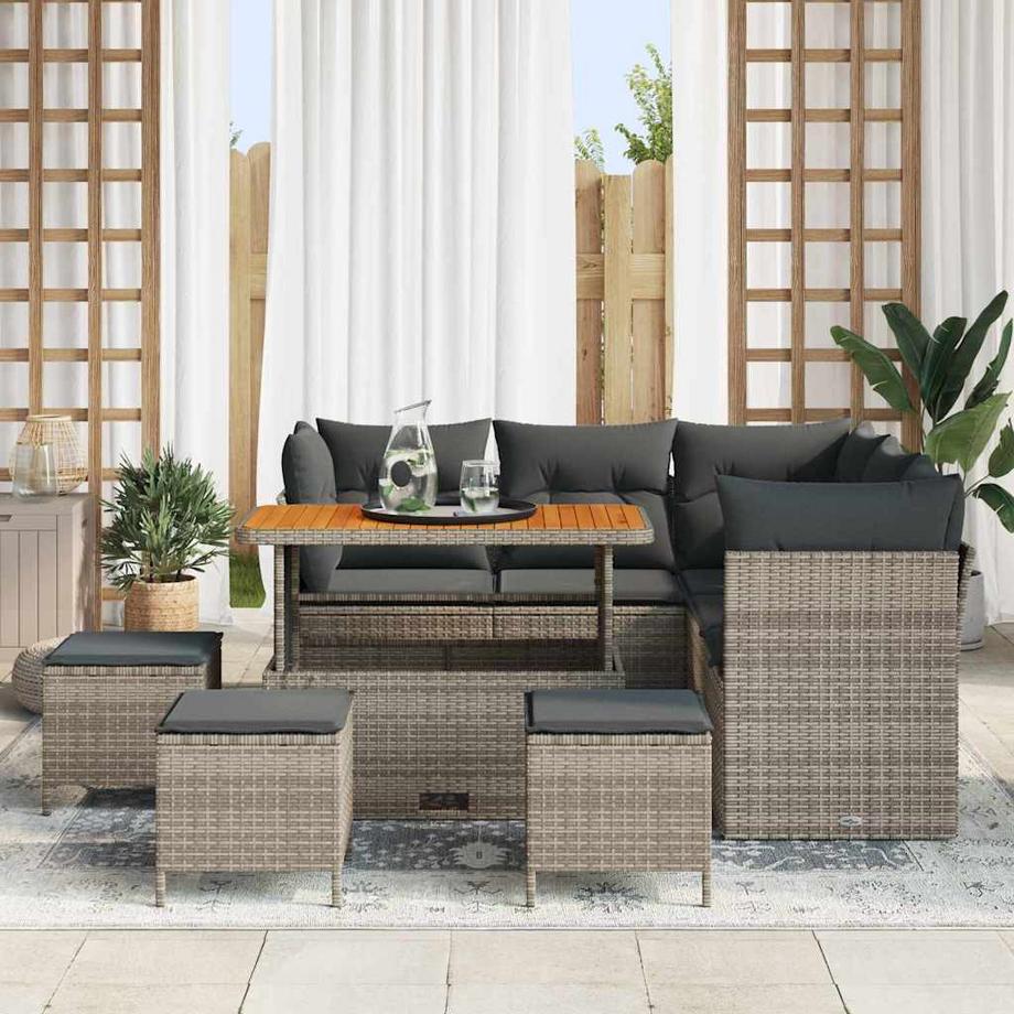 VidaXL Gartensofa massivholz akazie  