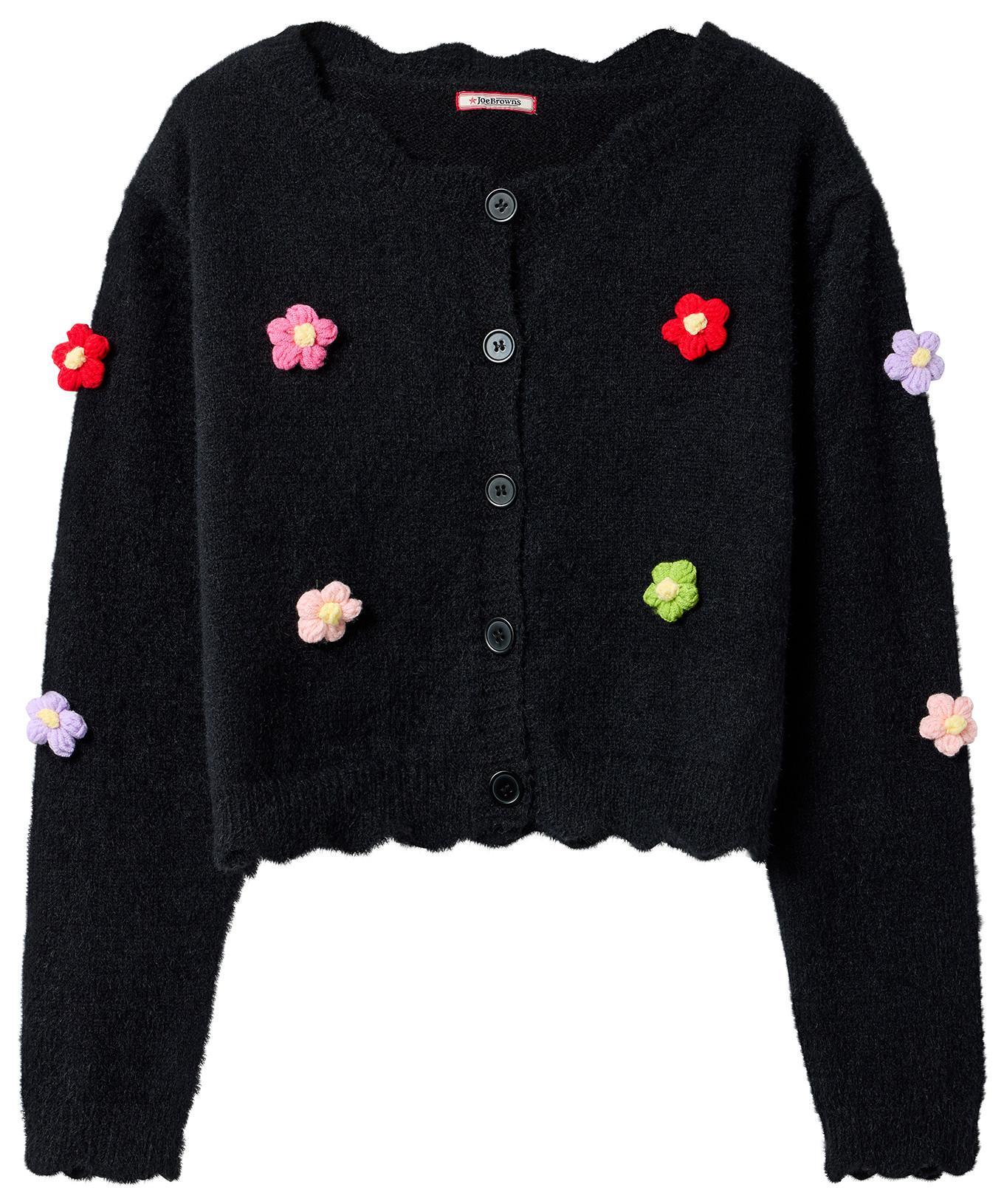 Joe Browns Cardigan con motivo floreale e abbottonatura  