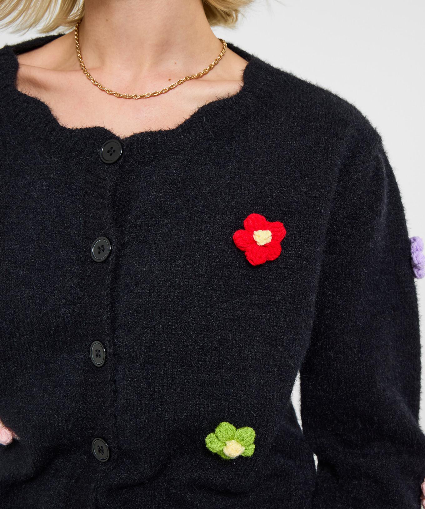 Joe Browns Cardigan con motivo floreale e abbottonatura  