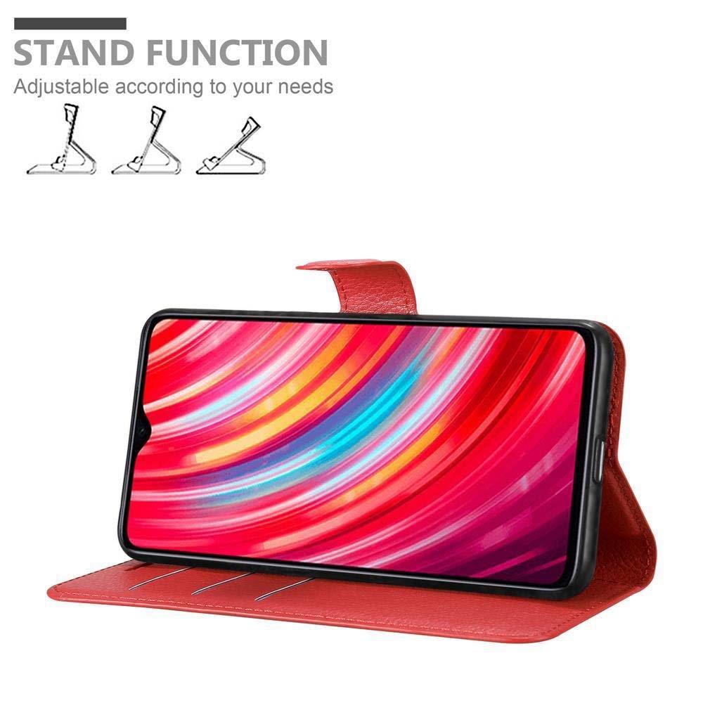 Cadorabo  Hülle für Xiaomi RedMi NOTE 8 PRO Standfunktion, Kartenfach 