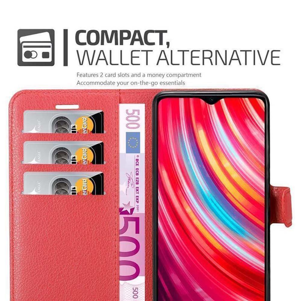 Cadorabo  Housse compatible avec Xiaomi RedMi NOTE 8 PRO - Coque de protection avec fermeture magnétique, fonction de support et compartiment pour carte 