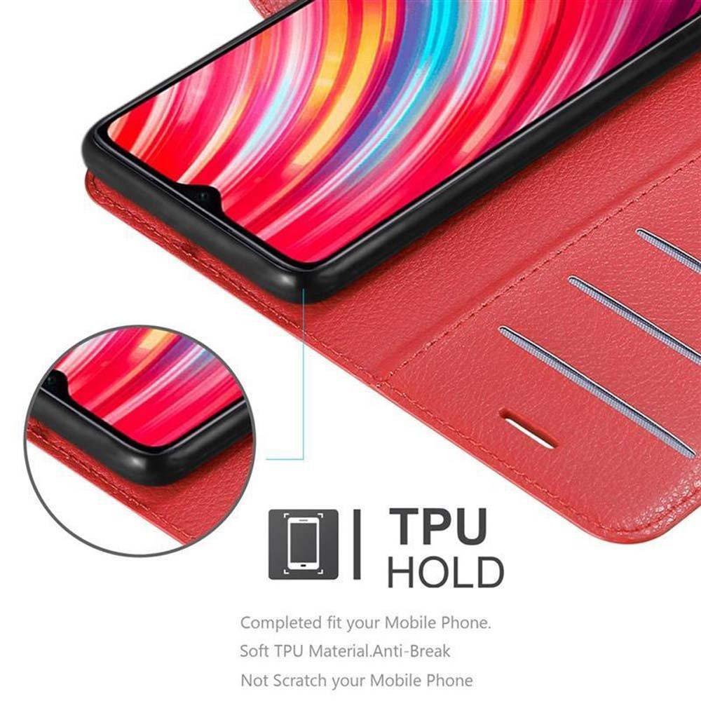 Cadorabo  Hülle für Xiaomi RedMi NOTE 8 PRO Standfunktion, Kartenfach 