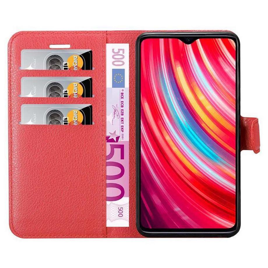 Cadorabo  Hülle für Xiaomi RedMi NOTE 8 PRO Standfunktion, Kartenfach 