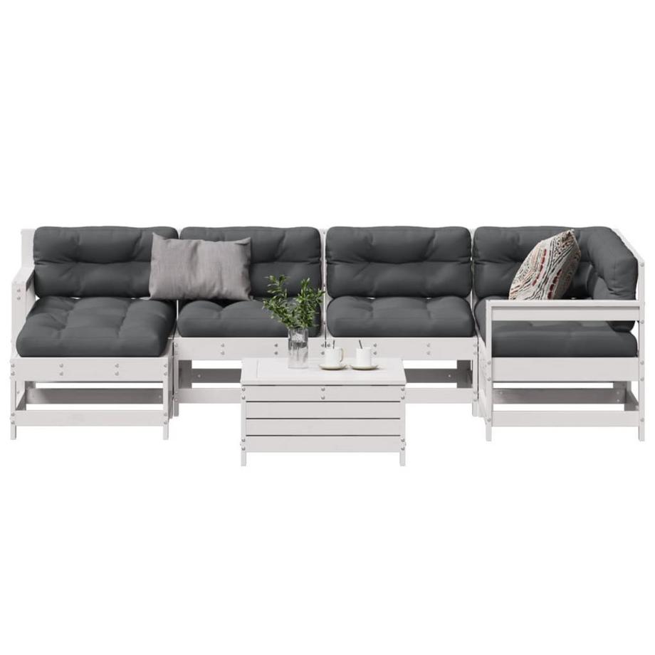 VidaXL set salotto da giardino Legno  