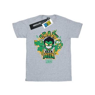 DC COMICS  Tshirt TEEN TITANS GO CRAZY FOR PIZZA 