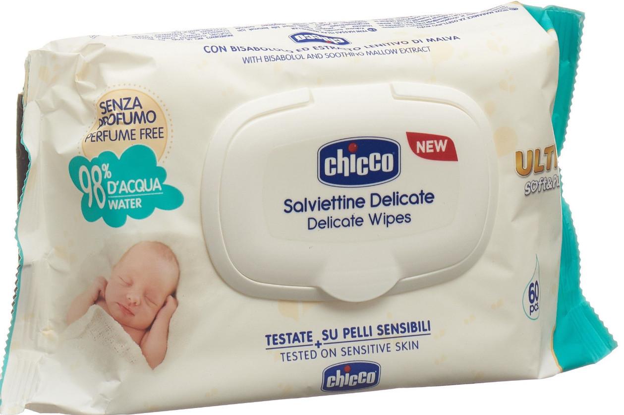 Chicco  Chicco Reinigungstücher ultrasoft & pure (60stk) 