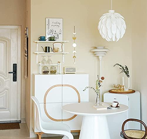 Alopini Mond Phase Girlande Metall Boho Chic Mond Phase Dekor Wandbehang Ornamente  