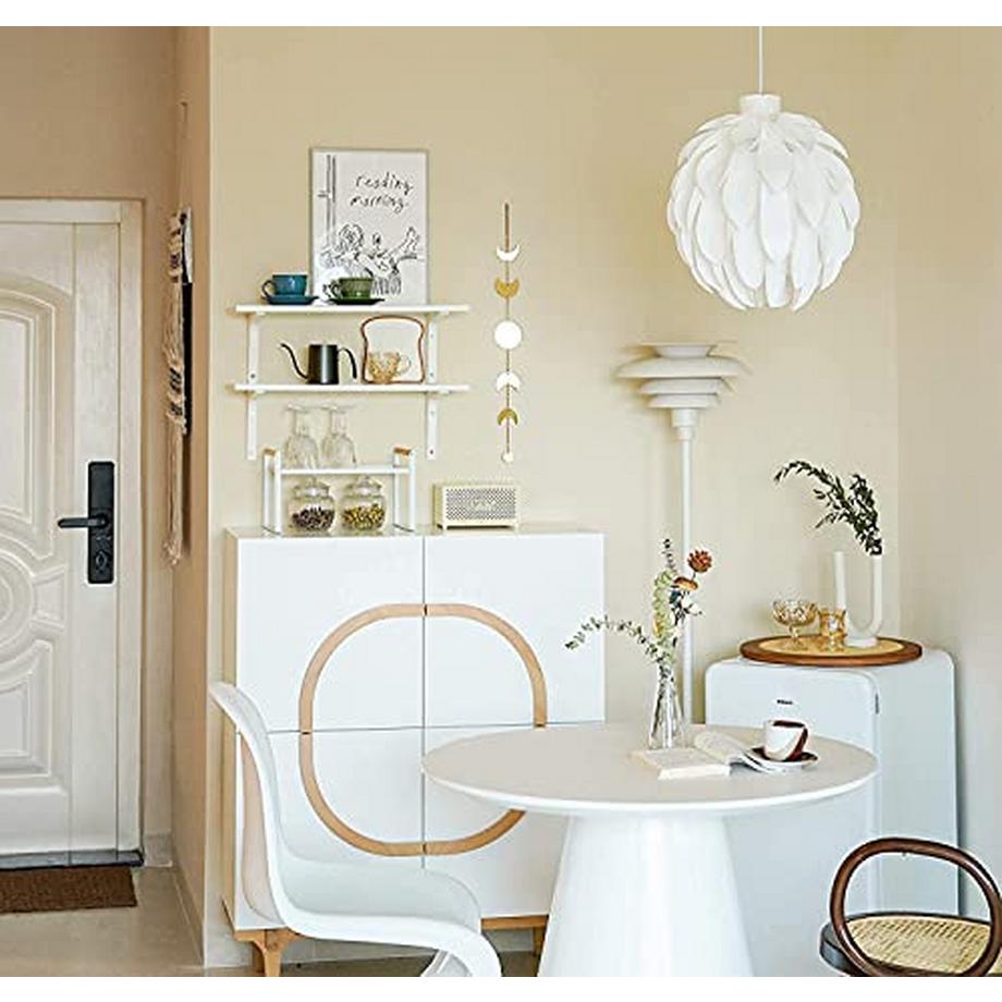 Alopini Mond Phase Girlande Metall Boho Chic Mond Phase Dekor Wandbehang Ornamente  