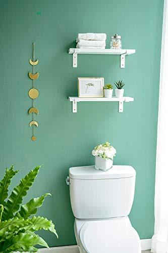 Alopini Mond Phase Girlande Metall Boho Chic Mond Phase Dekor Wandbehang Ornamente  