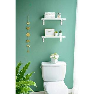 Alopini Mond Phase Girlande Metall Boho Chic Mond Phase Dekor Wandbehang Ornamente  