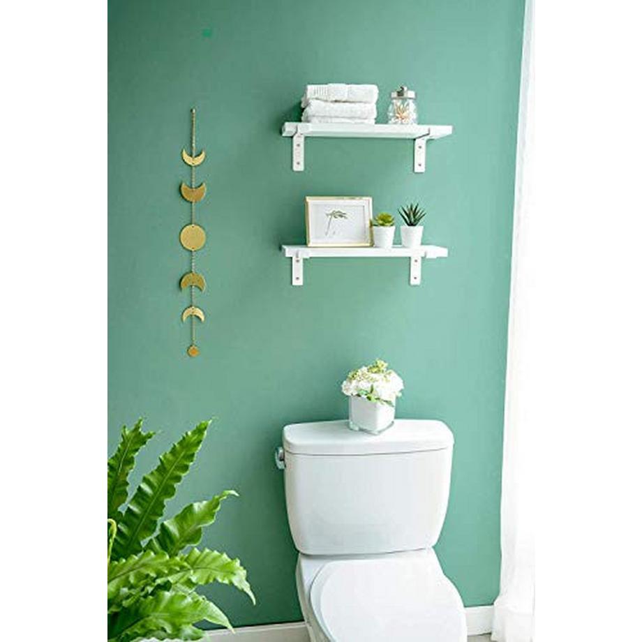 Alopini Mond Phase Girlande Metall Boho Chic Mond Phase Dekor Wandbehang Ornamente  