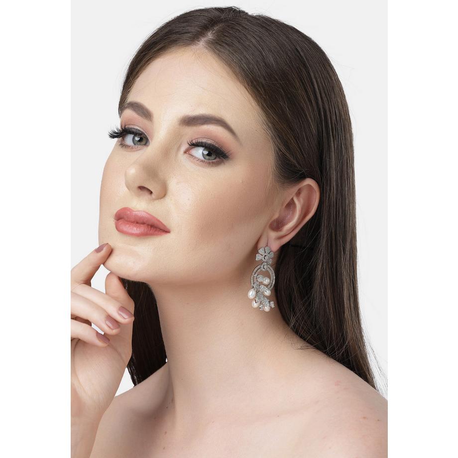 AVANT-GARDE PARIS  Collezione Diva Orecchini a Goccia alla Moda in Zirconia 