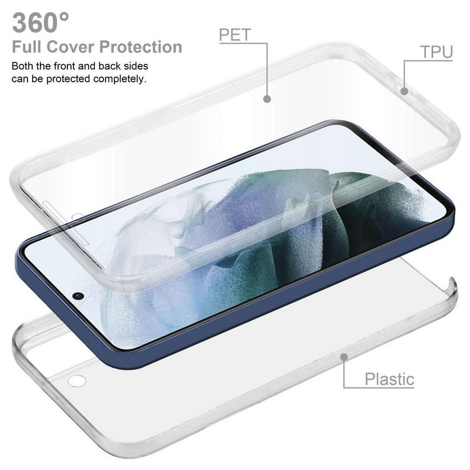 Cadorabo  360 Grad Hülle für Samsung Galaxy S21 FE 