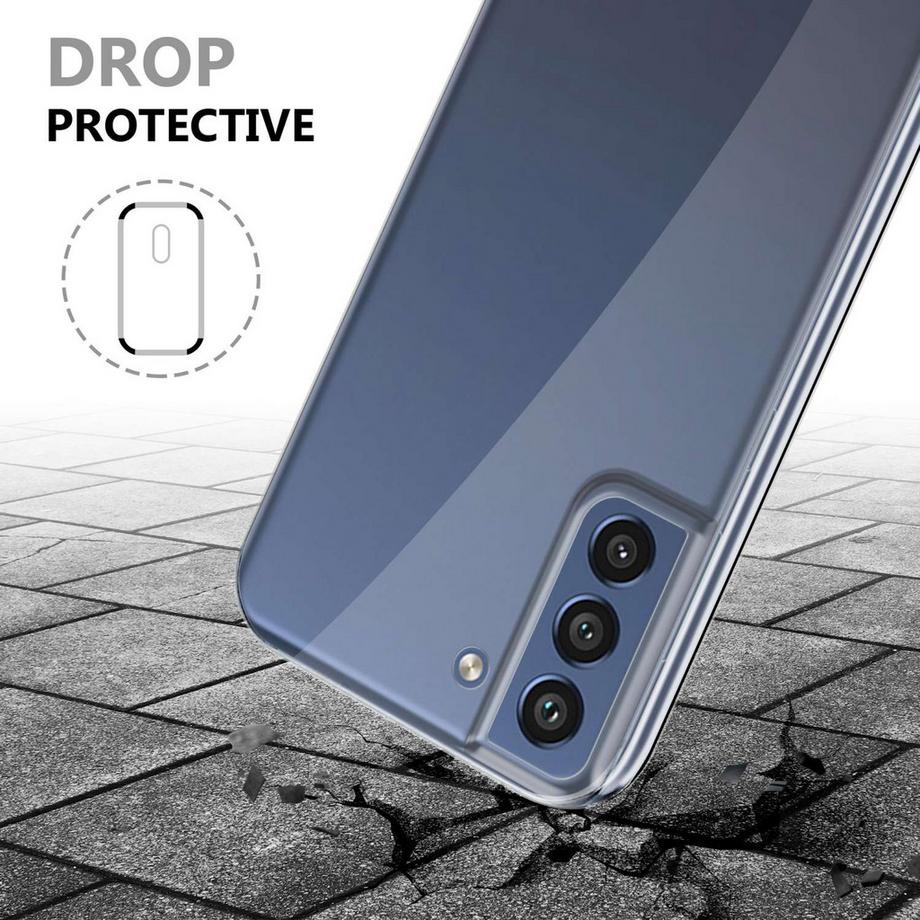 Cadorabo  360 Grad Hülle für Samsung Galaxy S21 FE 